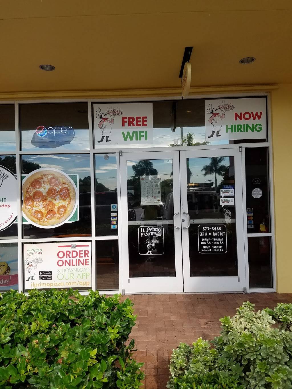 IL Primo Pizza & Wings | restaurant | 2209 SW Santa Barbara Pl #103, Cape Coral, FL 33991, USA | 2395733435 OR +1 239-573-3435