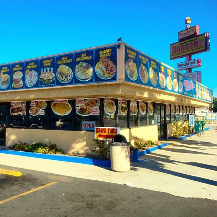 Tams Burgers 23 | restaurant | 2403, 303 N Alameda St, Compton, CA 90220, USA | 3106393045 OR +1 310-639-3045