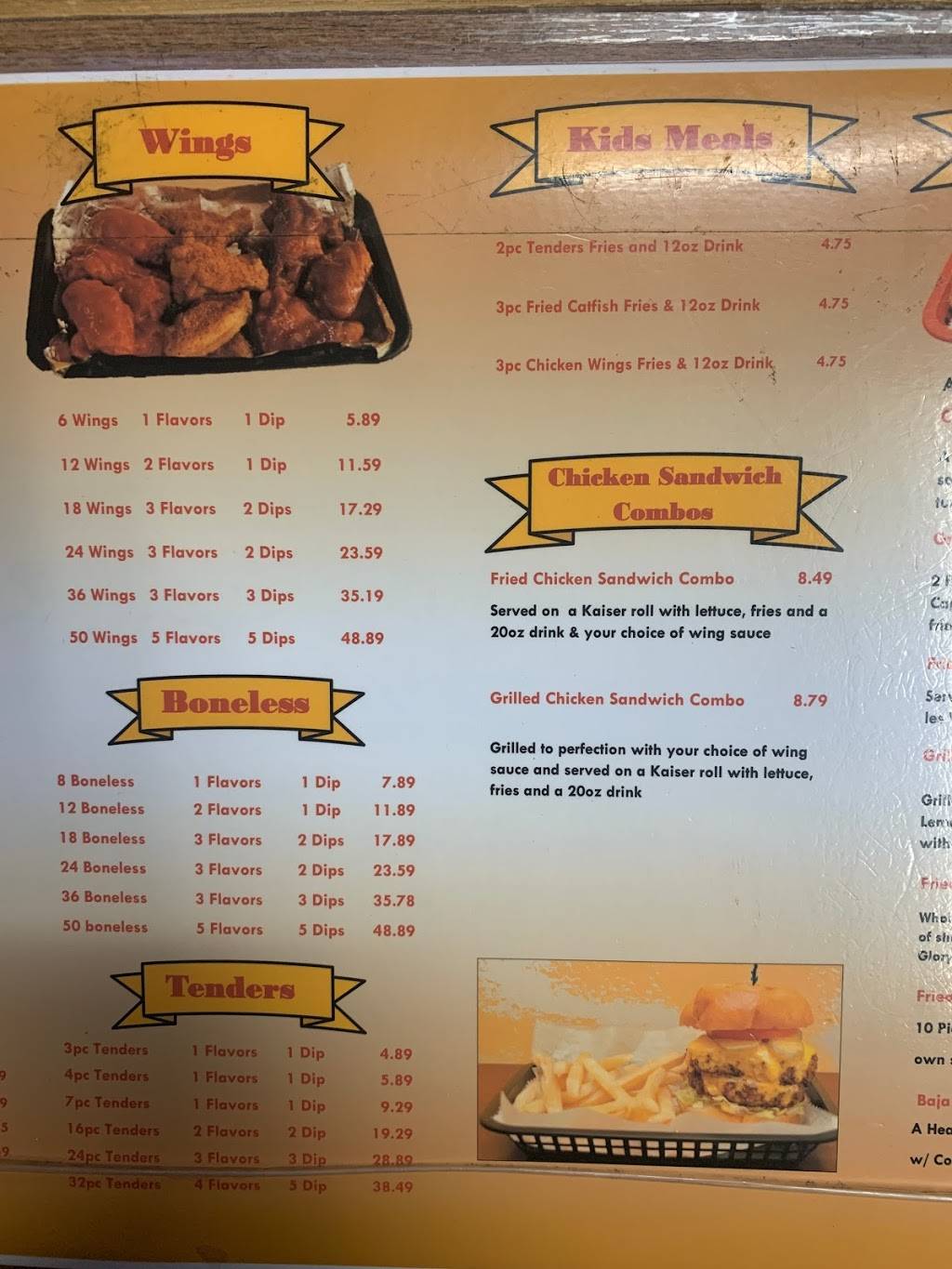 Wings of Glory | restaurant | 14111 Airline Hwy, Baton Rouge, LA 70817, USA | 2253666447 OR +1 225-366-6447