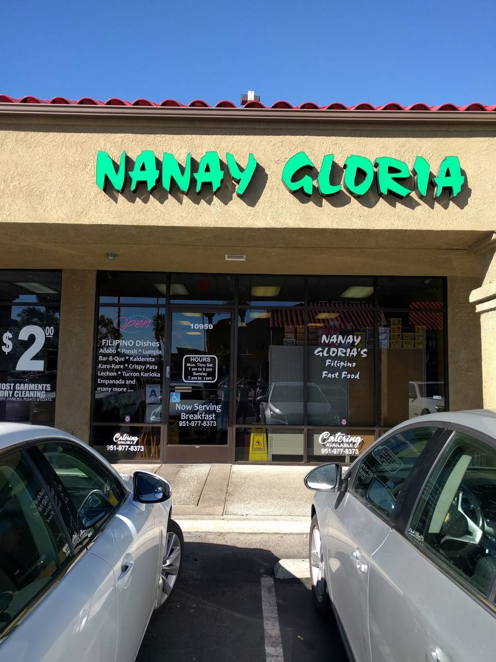 Nanay Gloria | restaurant | 10959 Magnolia Ave, Riverside, CA 92505, USA | 9519778831 OR +1 951-977-8831