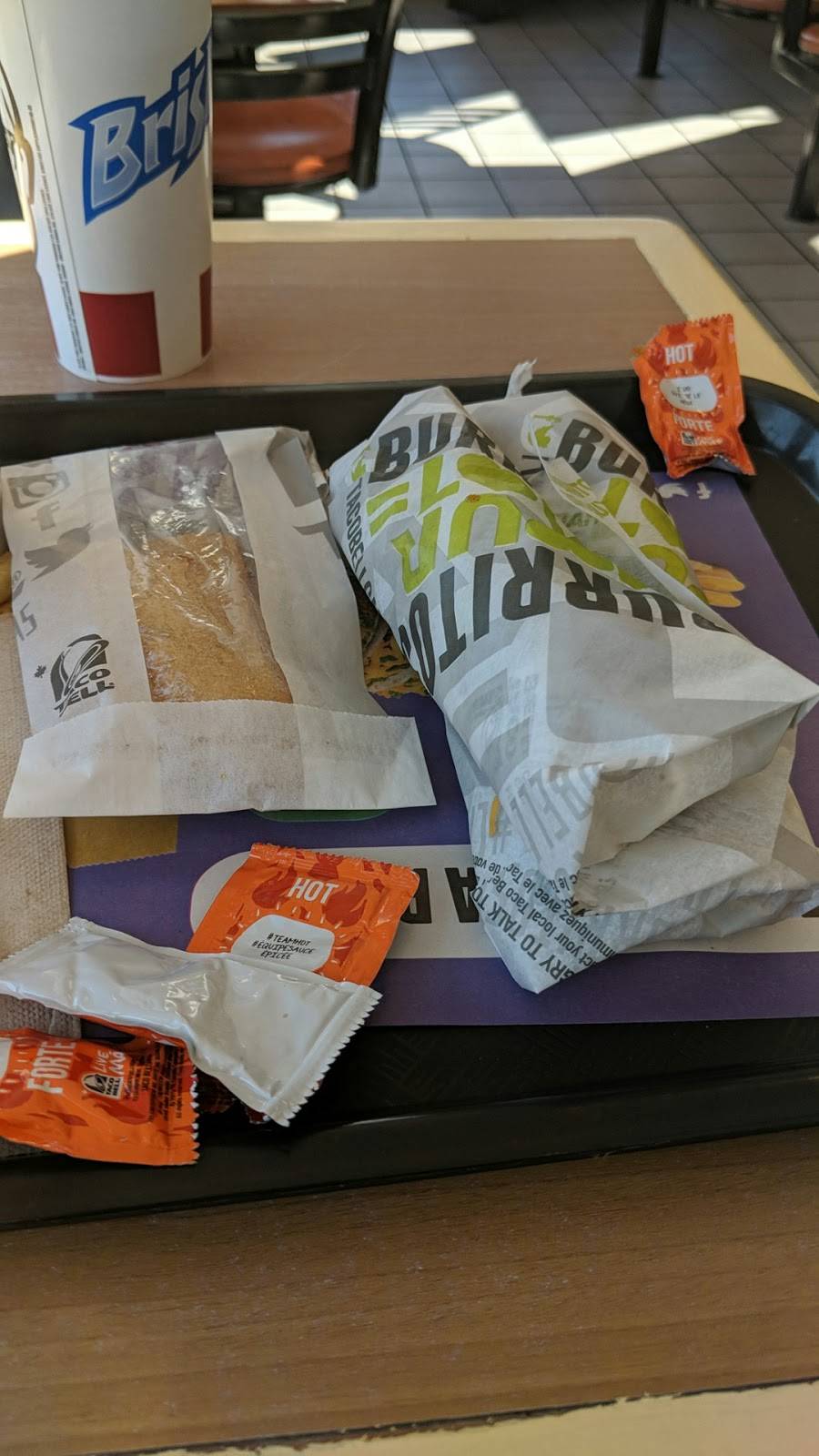Taco Bell | meal takeaway | 7161 Goreway Dr, Mississauga, ON L4T 2T5, Canada | 9056773813 OR +1 905-677-3813