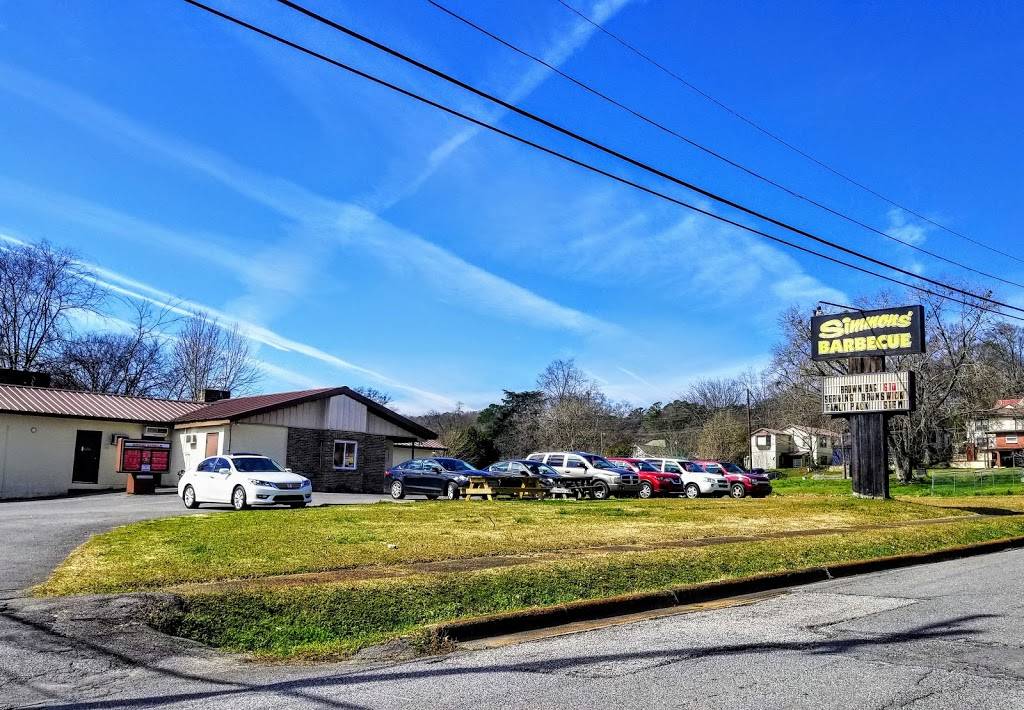 Simmons Barbecue | restaurant | 2200 Gilbreath St, Guntersville, AL 35976, USA | 2565827675 OR +1 256-582-7675