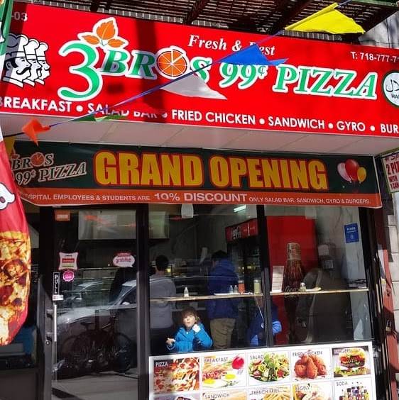 3 Bros 99 Cent Pizza | restaurant | 2503 30th Ave, Astoria, NY 11102, USA | 7187777133 OR +1 718-777-7133