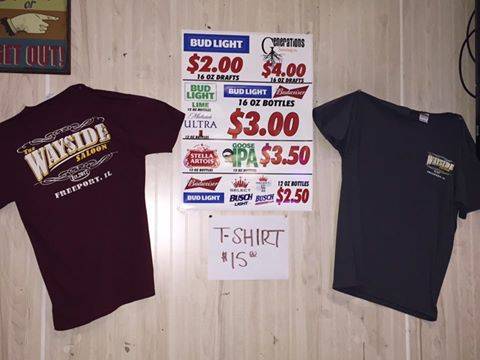 Wayside Saloon | restaurant | 1802 Crossroads Ln N, Freeport, IL 61032, USA | 8152336292 OR +1 815-233-6292
