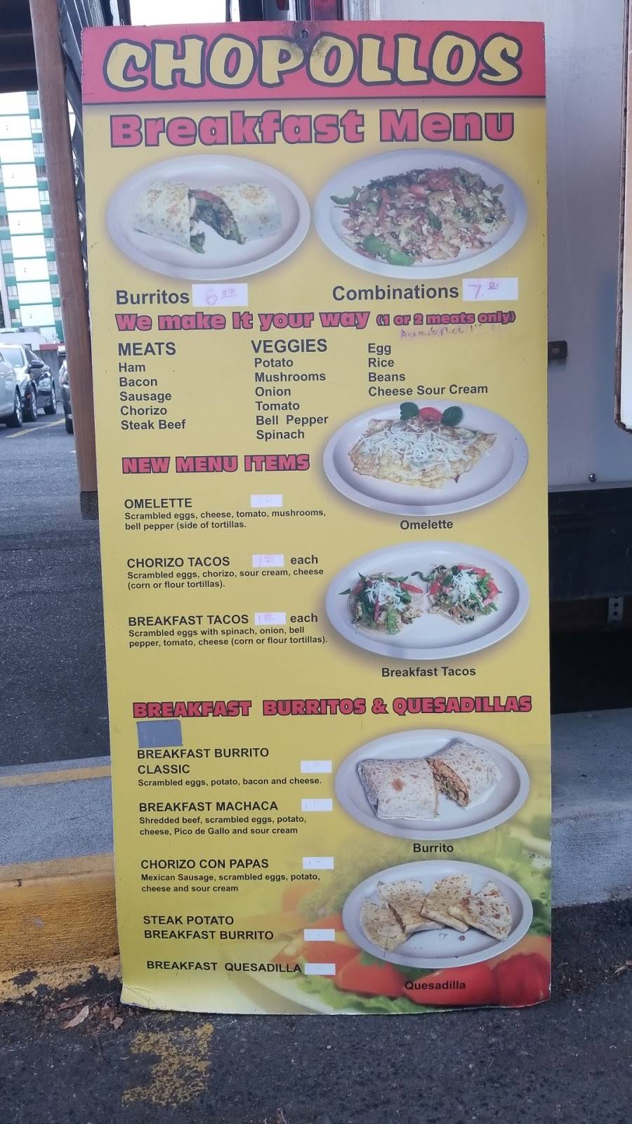 Chopollos Mexican Food Cart | restaurant | 1927 SW 4th Ave, Portland, OR 97201, USA | 5038476086 OR +1 503-847-6086