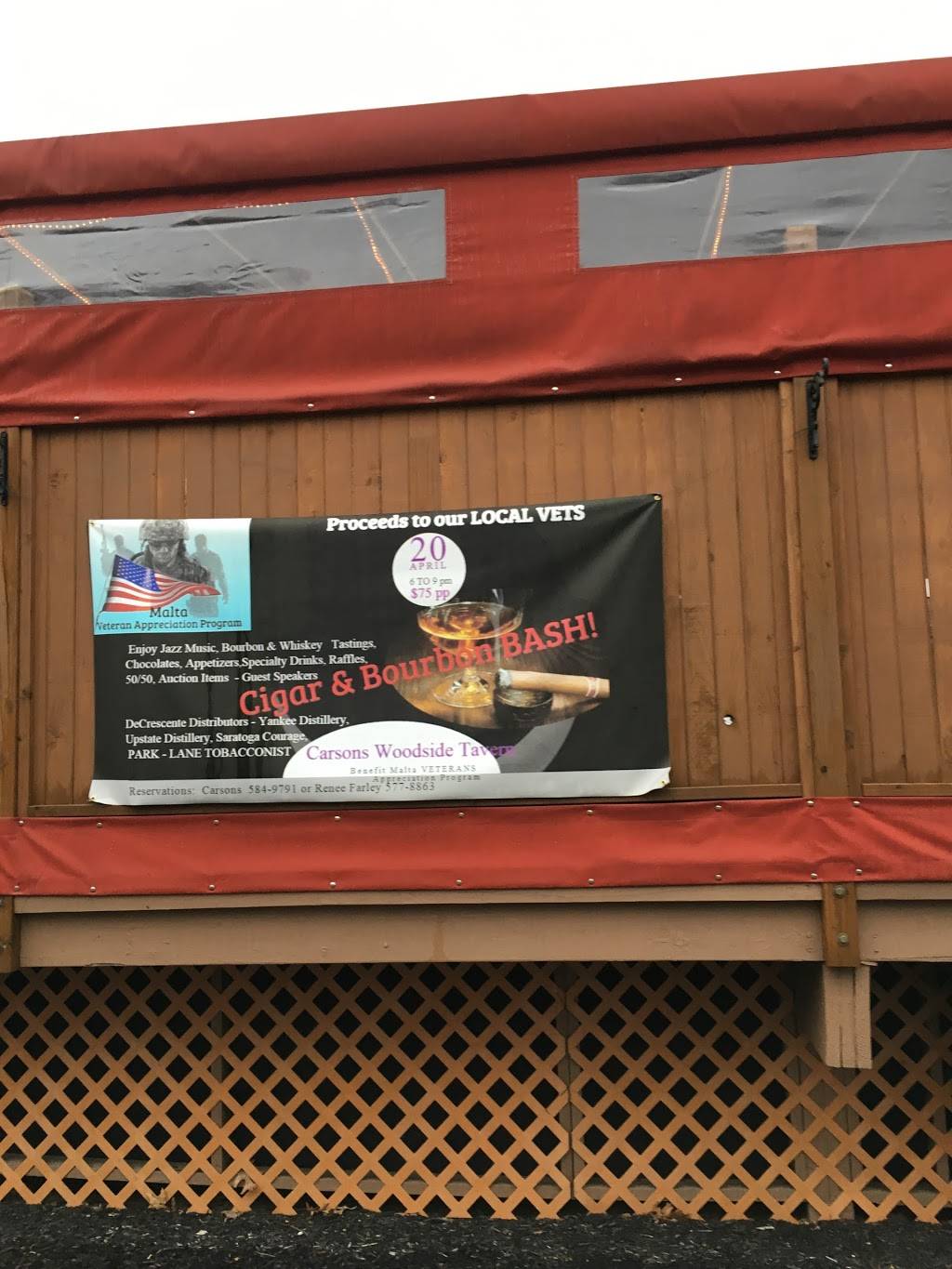 Carsons Woodside Tavern | restaurant | 57 NY-9P, Malta, NY 12020, USA | 5185849791 OR +1 518-584-9791