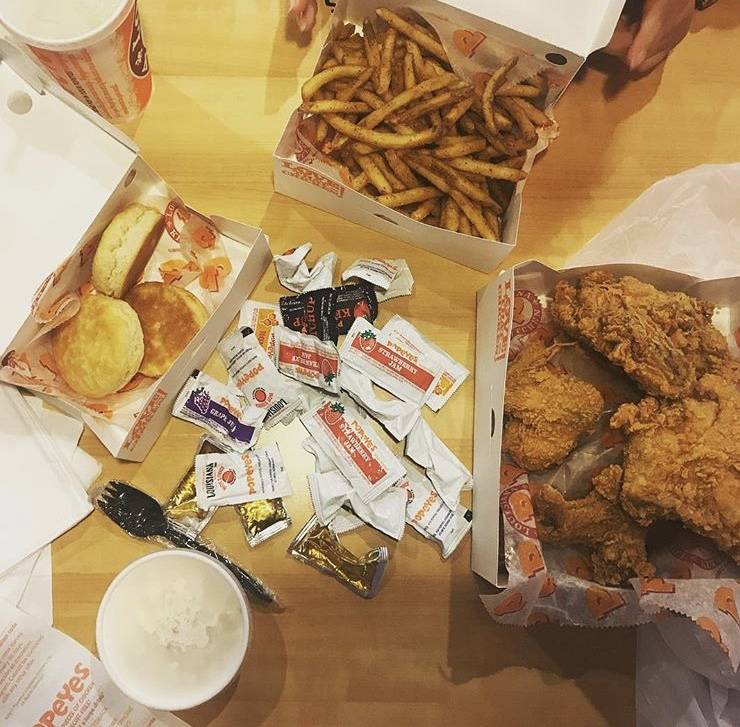 Popeyes Louisiana Kitchen | restaurant | 45 N Orange Blossom Trail, Orlando, FL 32805, USA | 4078434343 OR +1 407-843-4343