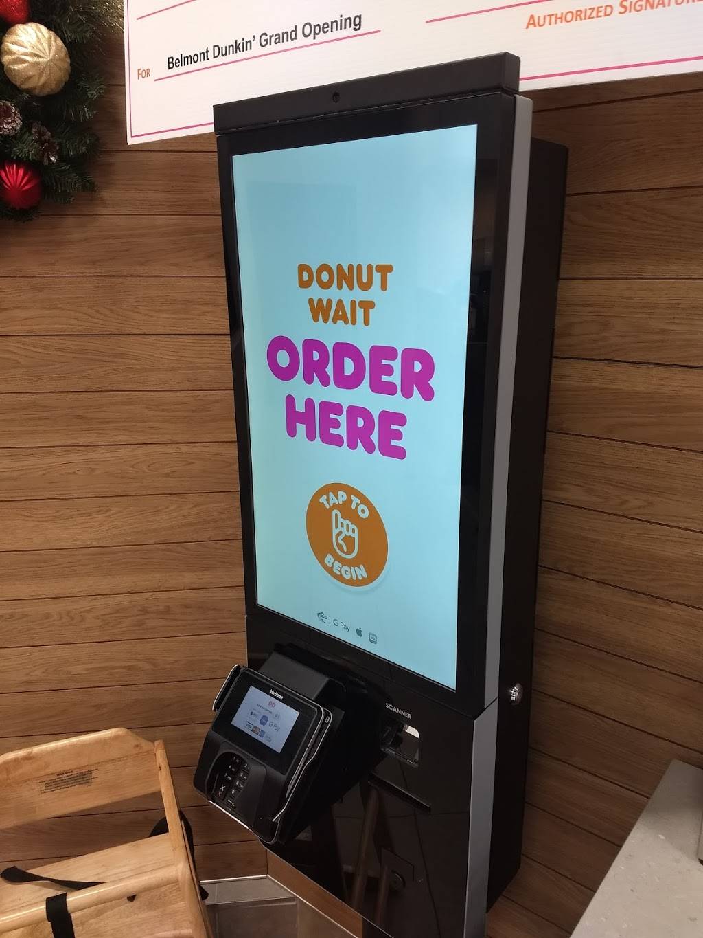 Dunkin | bakery | 350 Pleasant St, Belmont, MA 02478, USA | 6179328183 OR +1 617-932-8183