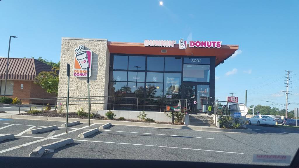Dunkin | cafe | 3004 Emmorton Rd, Abingdon, MD 21009, USA | 4105691103 OR +1 410-569-1103
