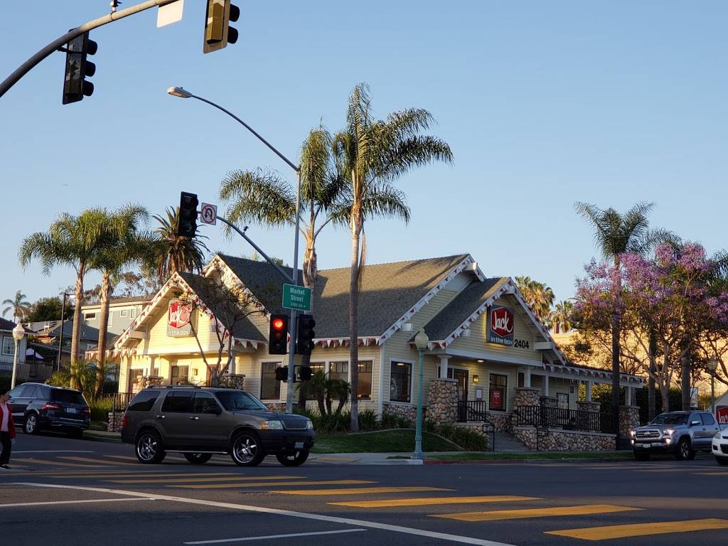 Jack in the Box | restaurant | 2404 Market St, San Diego, CA 92102, USA | 6192311868 OR +1 619-231-1868