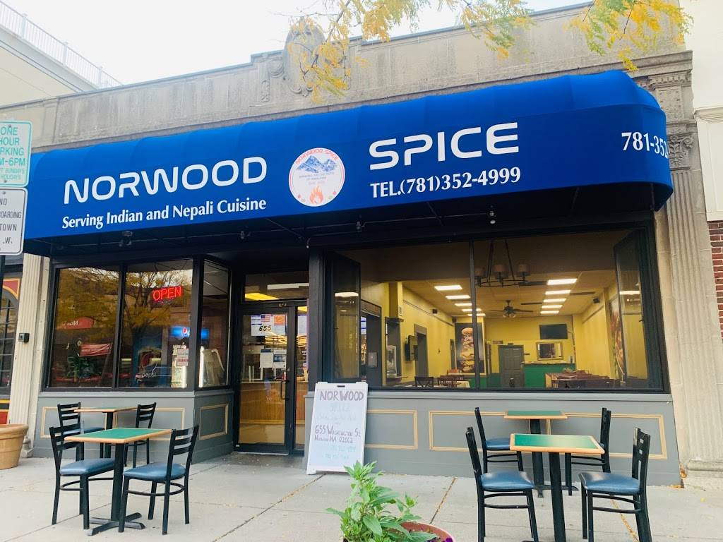 Norwood Spice | restaurant | 655 Washington St, Norwood, MA 02062, USA | 7813524999 OR +1 781-352-4999