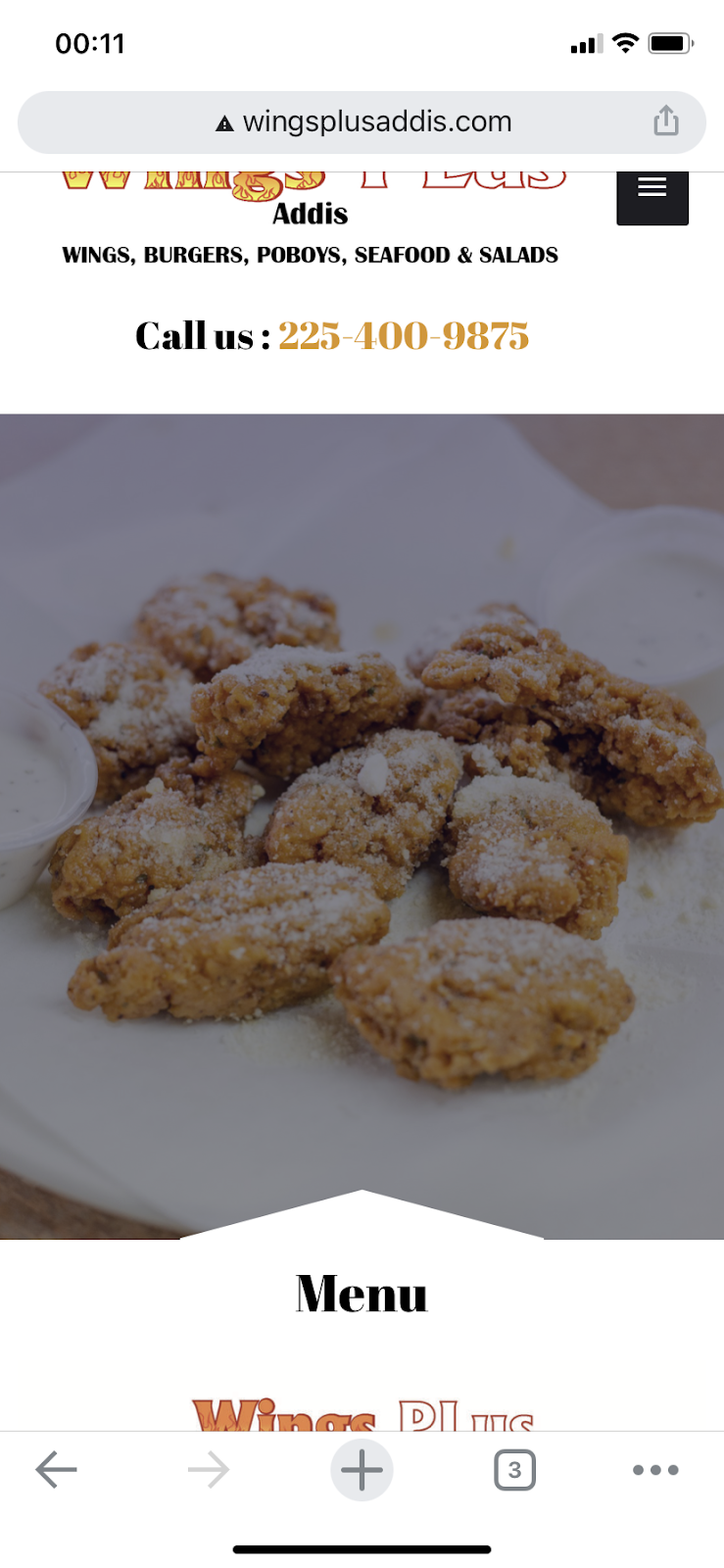 Wings Plus | restaurant | 6631 La Hwy 1 S, Addis, LA 70710, USA | 2254009875 OR +1 225-400-9875