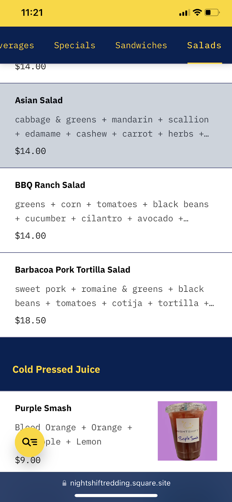 NIGHTSHIFT | meal takeaway | 1440 Placer St, Redding, CA 96001, USA | 5302483572 OR +1 530-248-3572