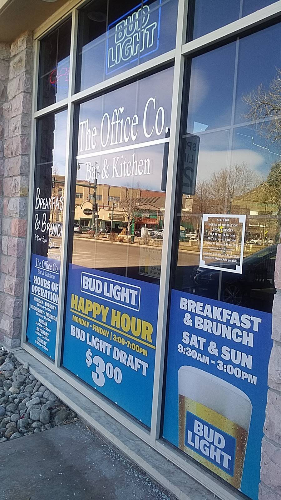 The Office Bar & Kitchen | restaurant | 230 Third St Ste 100, Castle Rock, CO 80104, USA | 3036602280 OR +1 303-660-2280