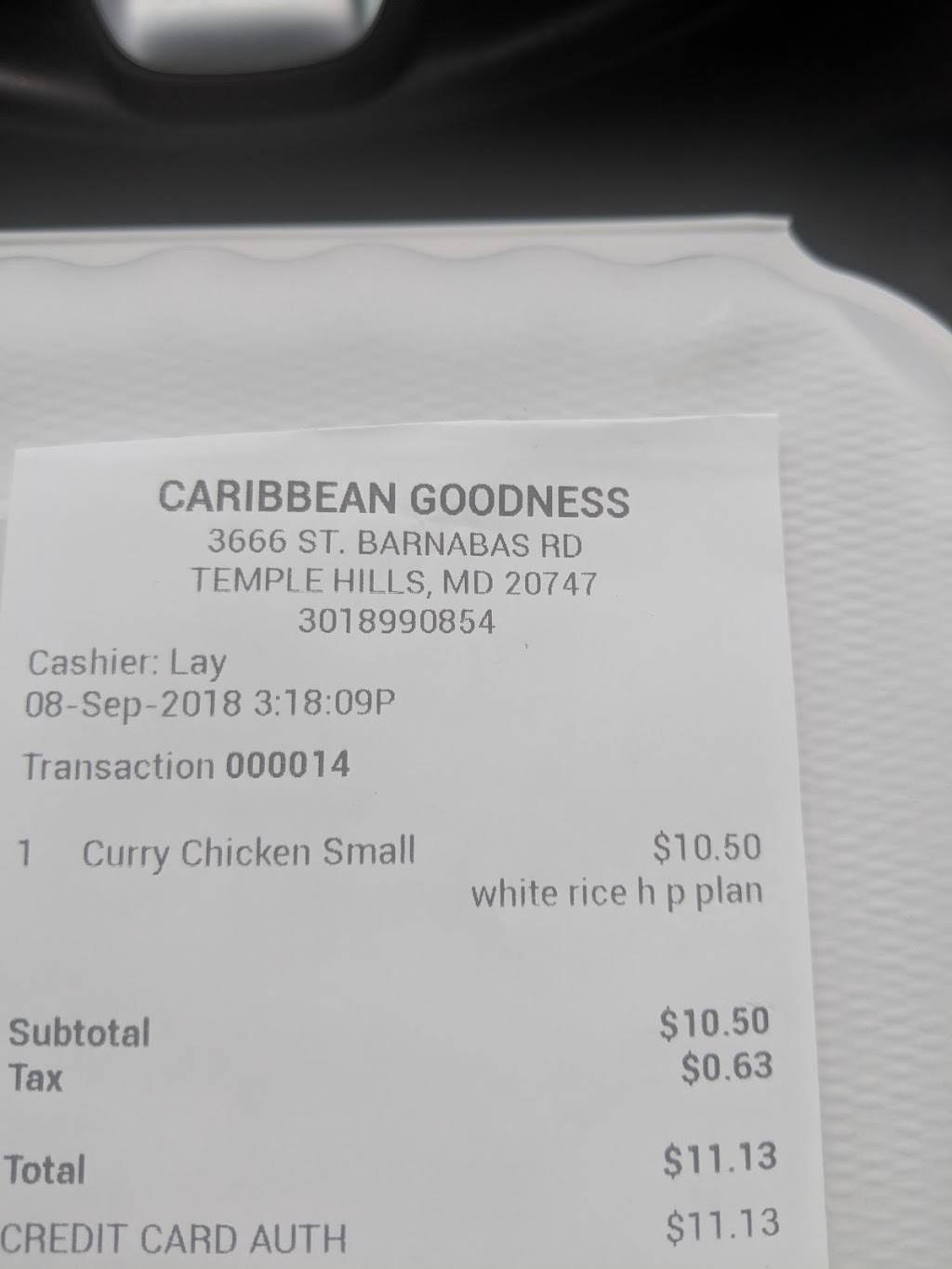 Caribbean Goodness | restaurant | 3666 St Barnabas Rd, Suitland-Silver Hill, MD 20746, USA | 3018990854 OR +1 301-899-0854