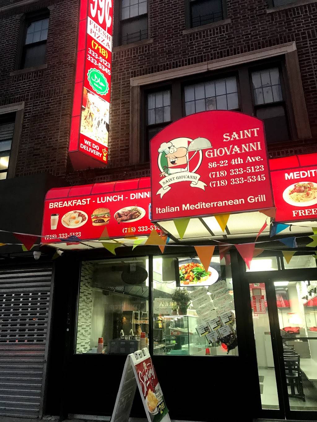Saint Giovanni | restaurant | 8622 4th Ave, Brooklyn, NY 11209, USA | 7183335123 OR +1 718-333-5123