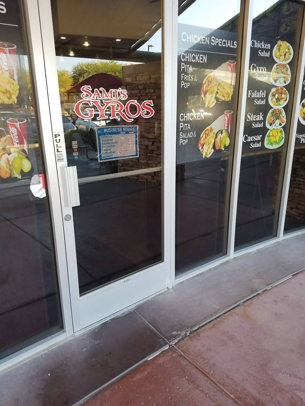 Samis Gyros | restaurant | 1158 W Washington St #106, Tempe, AZ 85281, USA | 6022449667 OR +1 602-244-9667