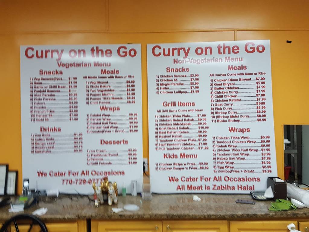 Curry on the Go | restaurant | 5675 Jimmy Carter Blvd, Norcross, GA 30071, USA | 7707290777 OR +1 770-729-0777