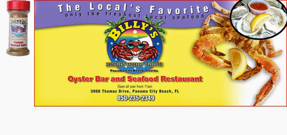 Billys Oyster Bar | restaurant | 3000 Thomas Dr, Panama City Beach, FL 32408, USA | 8502352349 OR +1 850-235-2349