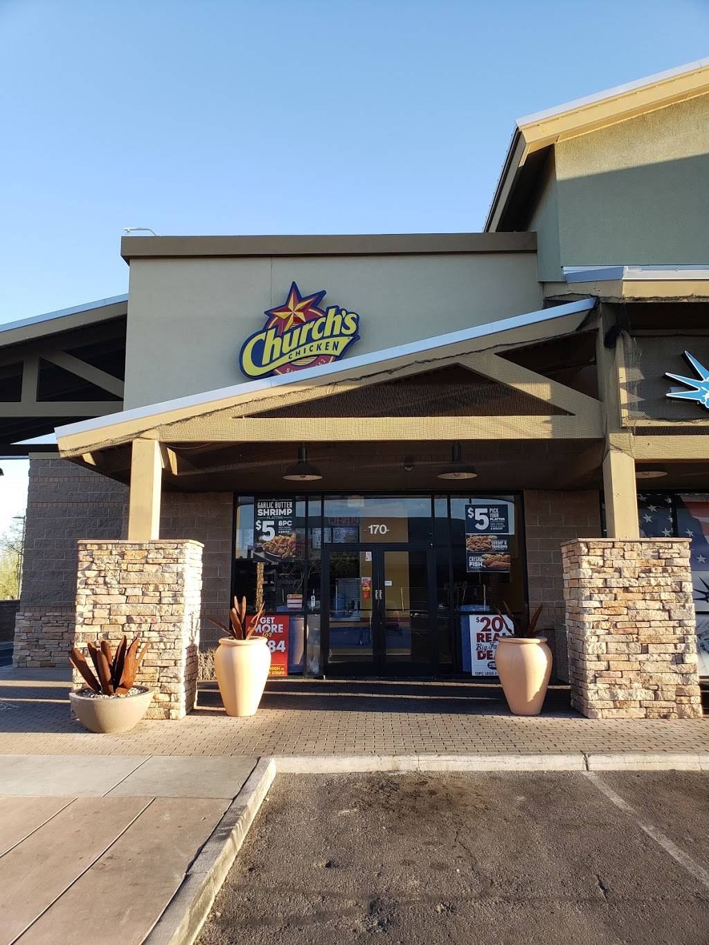 Churchs Chicken | restaurant | 6260 S 35th Ave #170, Phoenix, AZ 85040, USA | 6022325737 OR +1 602-232-5737