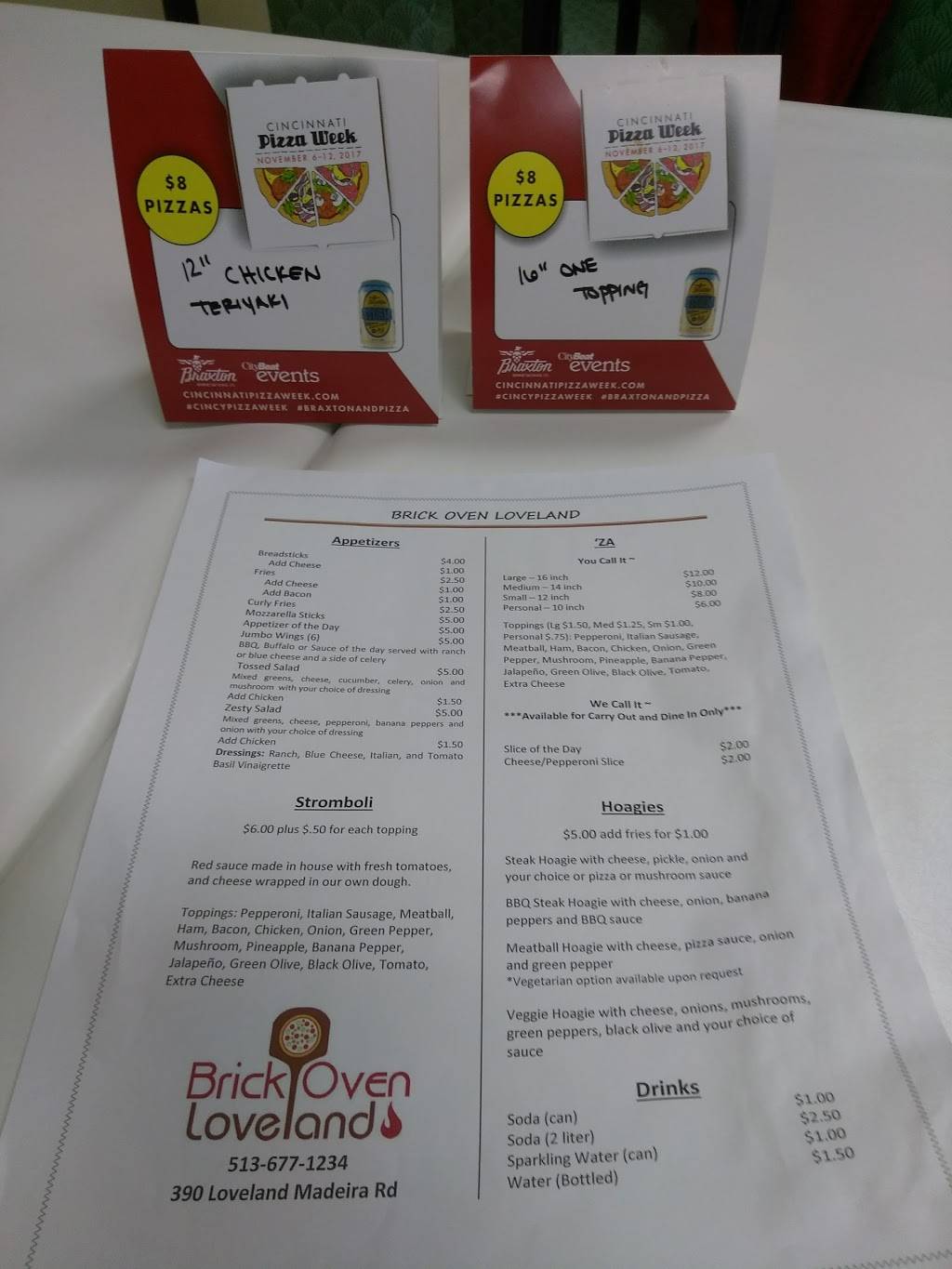 Brick Oven Loveland | restaurant | 390 Loveland Madeira Rd, Loveland, OH 45140, USA | 5136771234 OR +1 513-677-1234