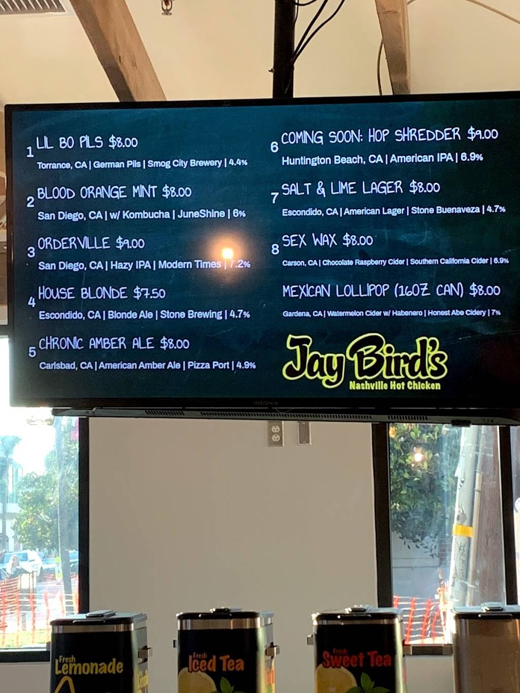 Jay Bird’s Chicken | restaurant | 303 3rd St, Huntington Beach, CA 92648, USA | 7145943233 OR +1 714-594-3233