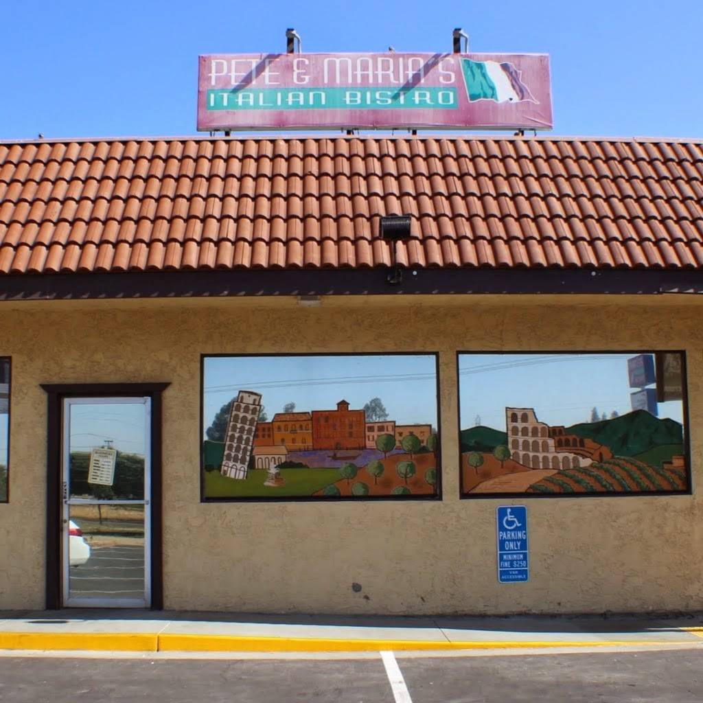 Pete and Marias Italian Bistro | restaurant | 37275 Ave 12, Madera, CA 93636, USA | 5596455545 OR +1 559-645-5545