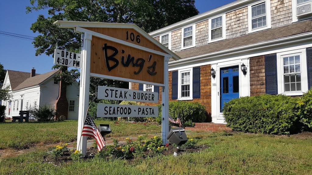 Bings | restaurant | 106 Depot St, Dennis Port, MA 02639, USA | 5085678919 OR +1 508-567-8919