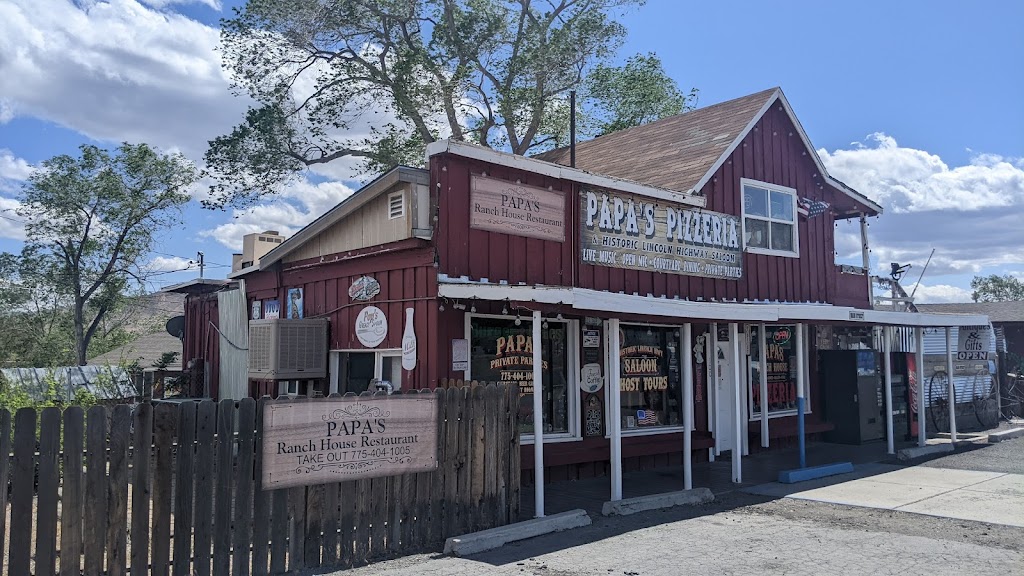 Papas Ranch House | restaurant | 100 Main St, Wadsworth, NV 89442, USA | 7754041005 OR +1 775-404-1005