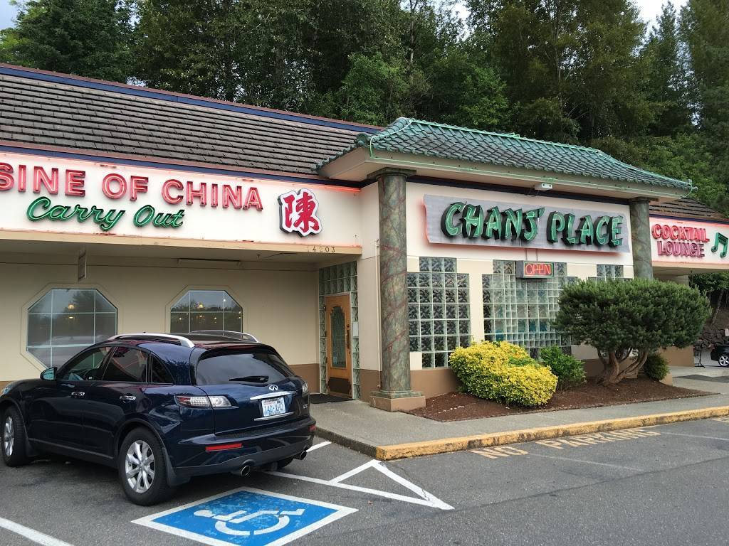 Chans Place | restaurant | 14203 NE Woodinville Duvall Rd, Woodinville, WA 98072, USA | 4254832223 OR +1 425-483-2223