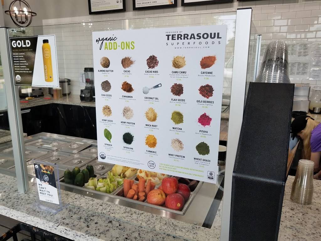 Clean Juice | restaurant | 12505 Memorial Dr Suite 110, Houston, TX 77024, USA | 7134676733 OR +1 713-467-6733