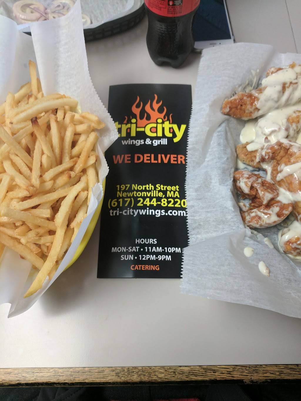 Tri-City Wings & Grill | restaurant | 197 North St, Newton, MA 02460, USA | 6172448220 OR +1 617-244-8220