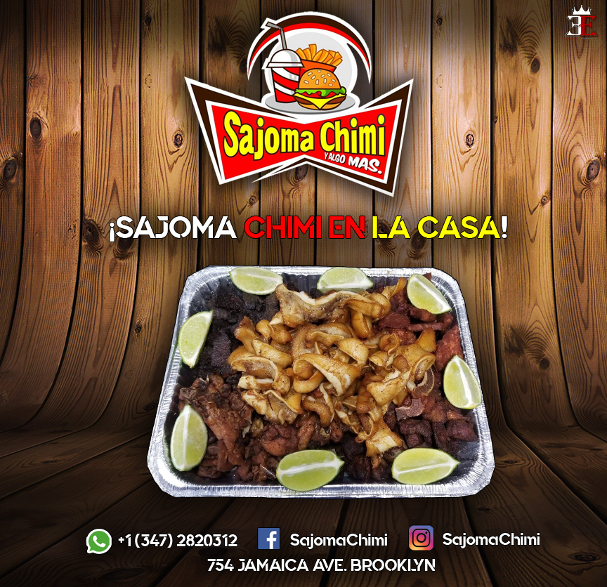 Sajoma Chimi Y Algo Mas | restaurant | 754 Jamaica Ave, Brooklyn, NY 11208, USA | 9176636382 OR +1 917-663-6382