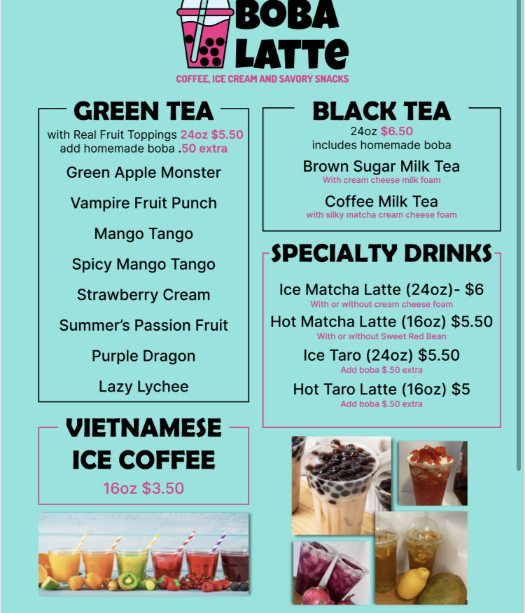 Boba Latte | meal takeaway | 27 Washington St, Weymouth, MA 02188, USA | 6178422589 OR +1 617-842-2589
