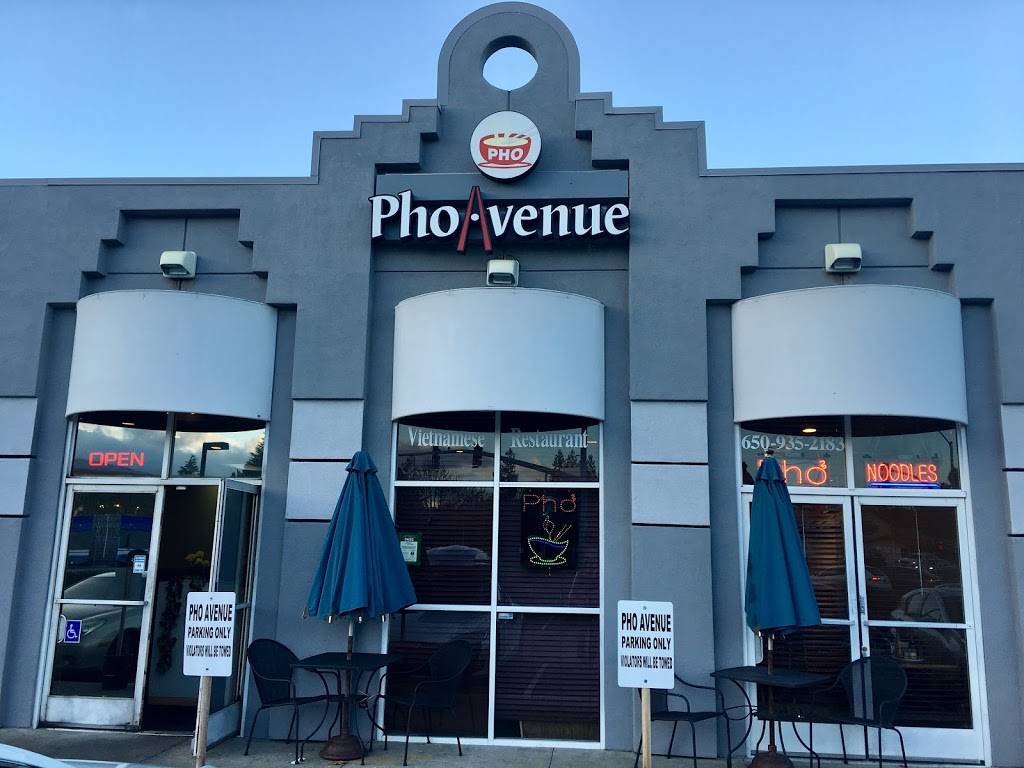 Pho Avenue | restaurant | 2500 W El Camino Real, Mountain View, CA 94040, USA | 6509352183 OR +1 650-935-2183