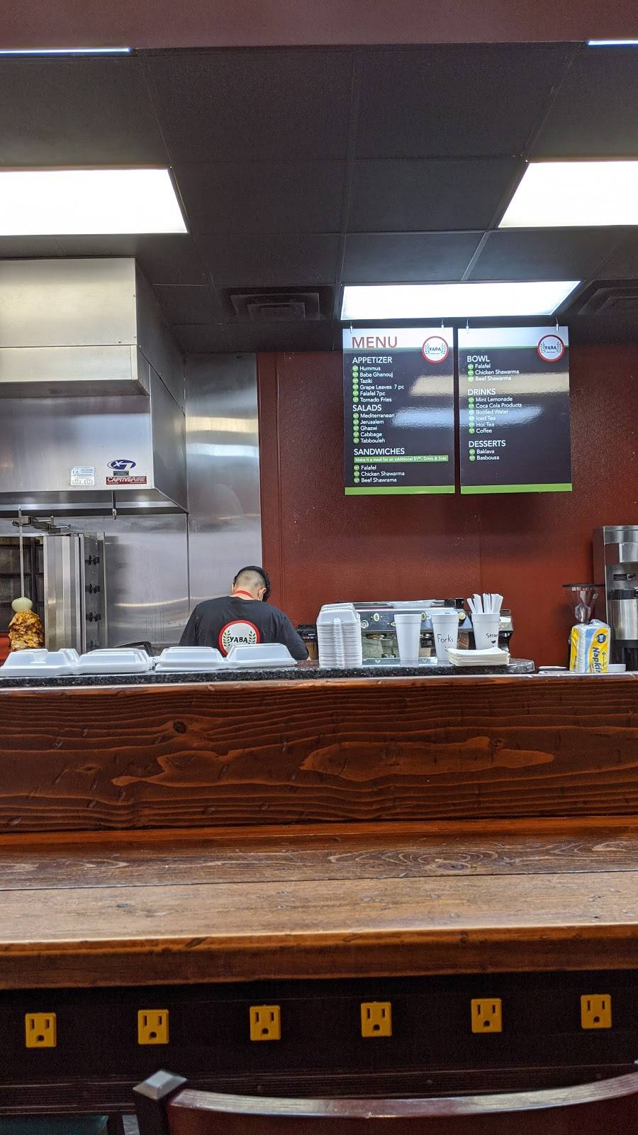 Yaba Mediterranean Grill | restaurant | 1201 Charles Blvd, Greenville, NC 27858, USA | 2526891227 OR +1 252-689-1227