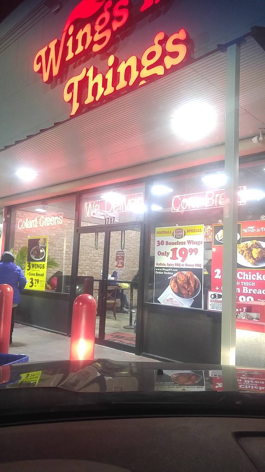 Wings n Things | restaurant | 1717 Dutch Broadway, Elmont, NY 11003, USA | 5163417075 OR +1 516-341-7075