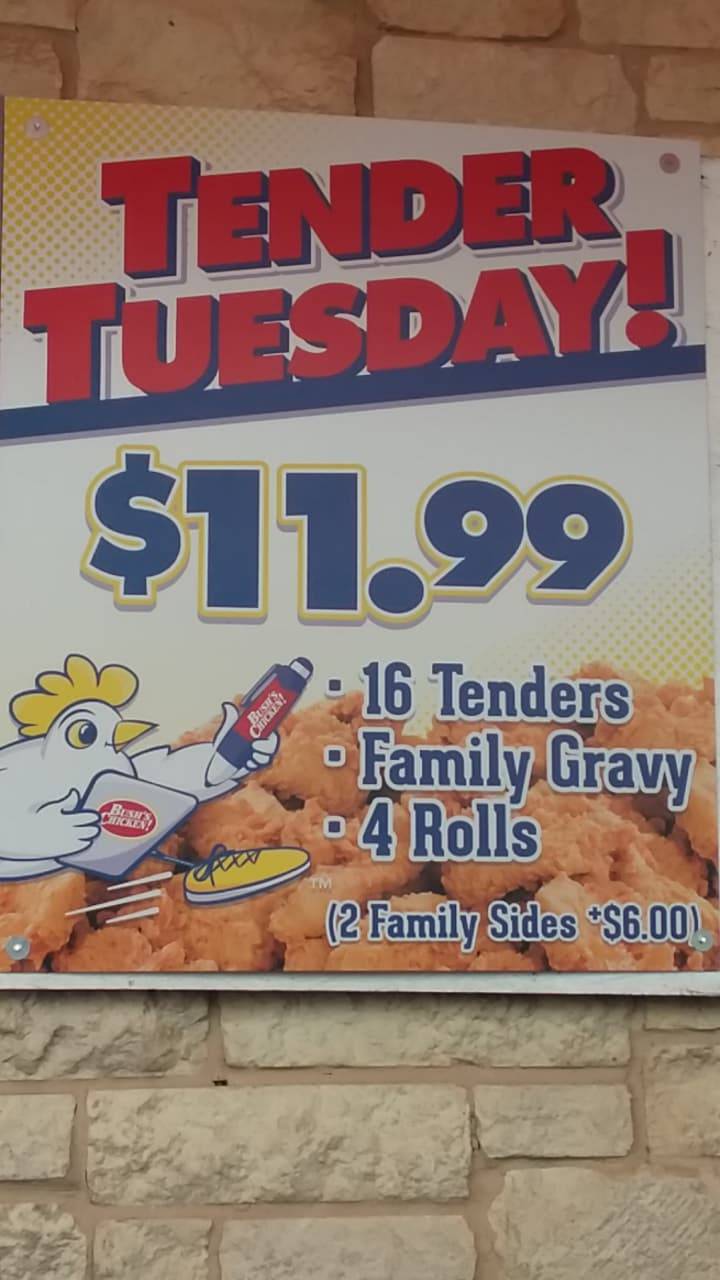 Bushs Chicken | restaurant | 2311 Marketplace Dr, Waco, TX 76704, USA | 2546629947 OR +1 254-662-9947