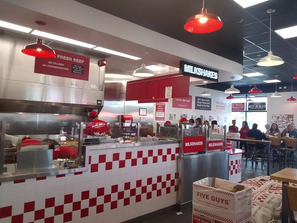 Five Guys | restaurant | 1600 N Hancock Rd, Clermont, FL 34711, USA | 3524329473 OR +1 352-432-9473