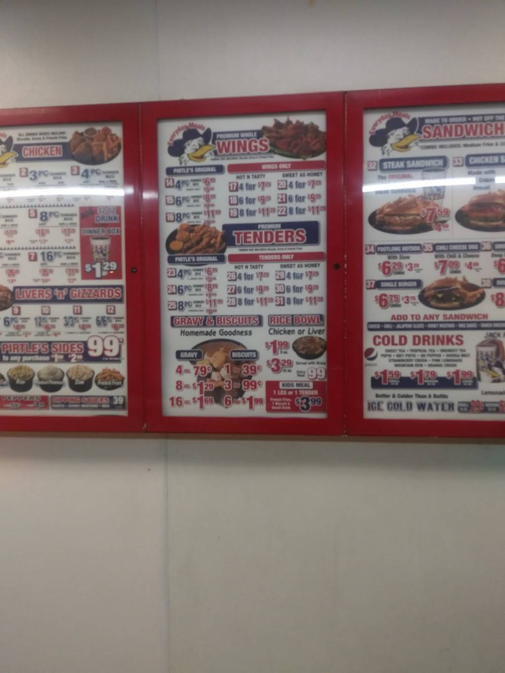 Jack Pirtle Fried Chicken | restaurant | 2484 Jackson Ave, Memphis, TN 38108, USA | 9013249203 OR +1 901-324-9203