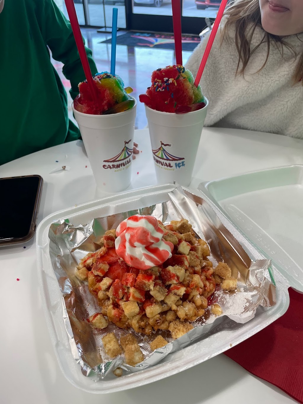 Carnival Ice Eatz N Treatz | restaurant | 5121 Collin McKinney Pkwy Suite 200, McKinney, TX 75070, USA | 2145928164 OR +1 214-592-8164