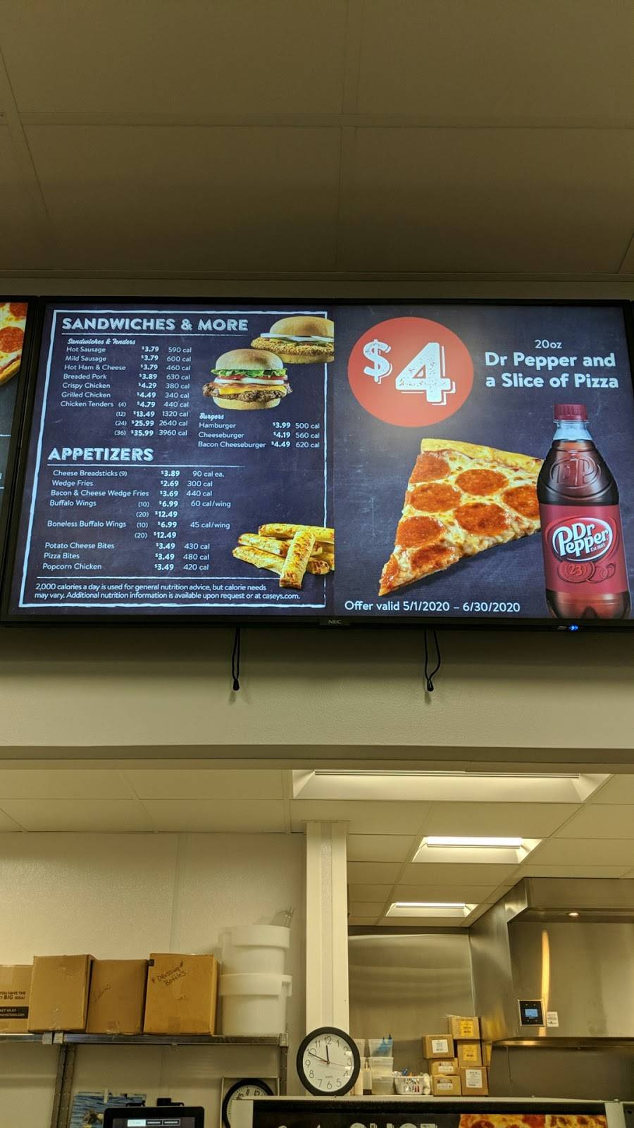 Caseys | meal takeaway | 102 W Taylor St, Creston, IA 50801, USA | 6417824399 OR +1 641-782-4399