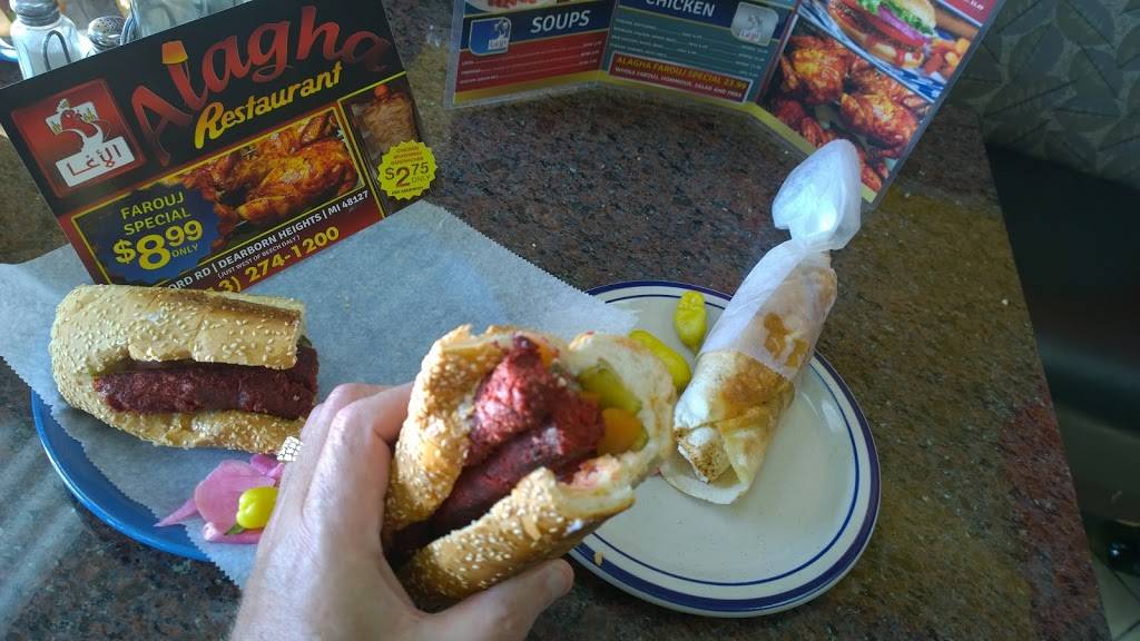 Alagha Restaurant | restaurant | 25940 Ford Rd, Dearborn Heights, MI 48127, USA | 3132741200 OR +1 313-274-1200