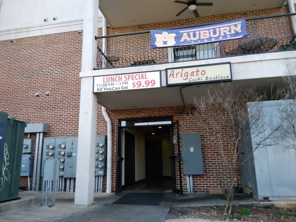 Arigato Sushi Boutique | restaurant | 140 N College St #101, Auburn, AL 36830, USA | 3348873915 OR +1 334-887-3915