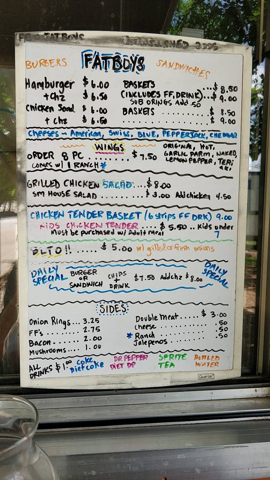 Fatboys | restaurant | 1110 Avenue M, Huntsville, TX 77340, USA | 9365775077 OR +1 936-577-5077