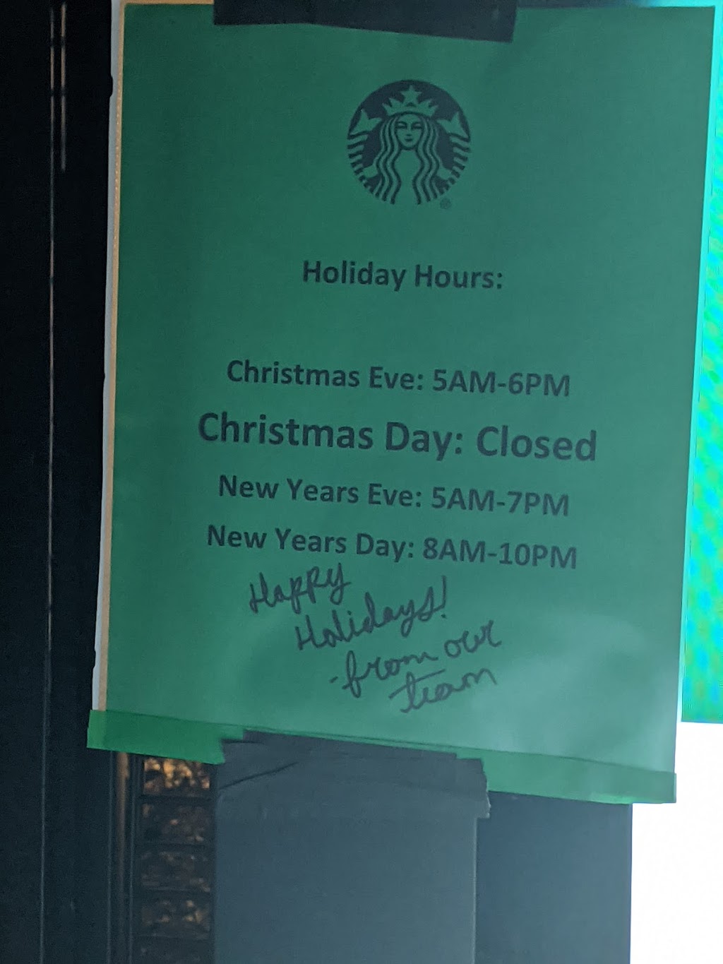 Starbucks | cafe | 100 Village Center Dr #1001, Chapel Hill, NC 27516, USA | 3365341524 OR +1 336-534-1524