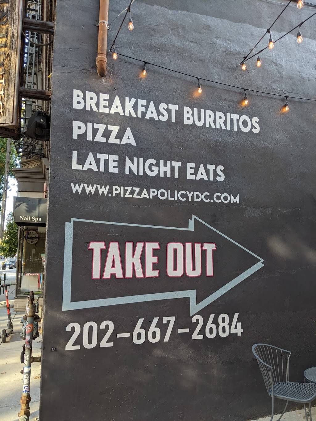 Pizza Policy DC | restaurant | 1335 14th St NW, Washington, DC 20005, USA | 2026672684 OR +1 202-667-2684