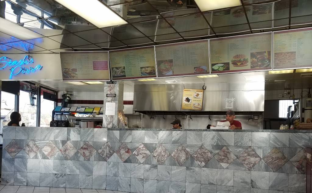 Stashs Pizza | restaurant | 612 Blue Hill Avenue, Boston, MA 02121, USA | 6172829200 OR +1 617-282-9200