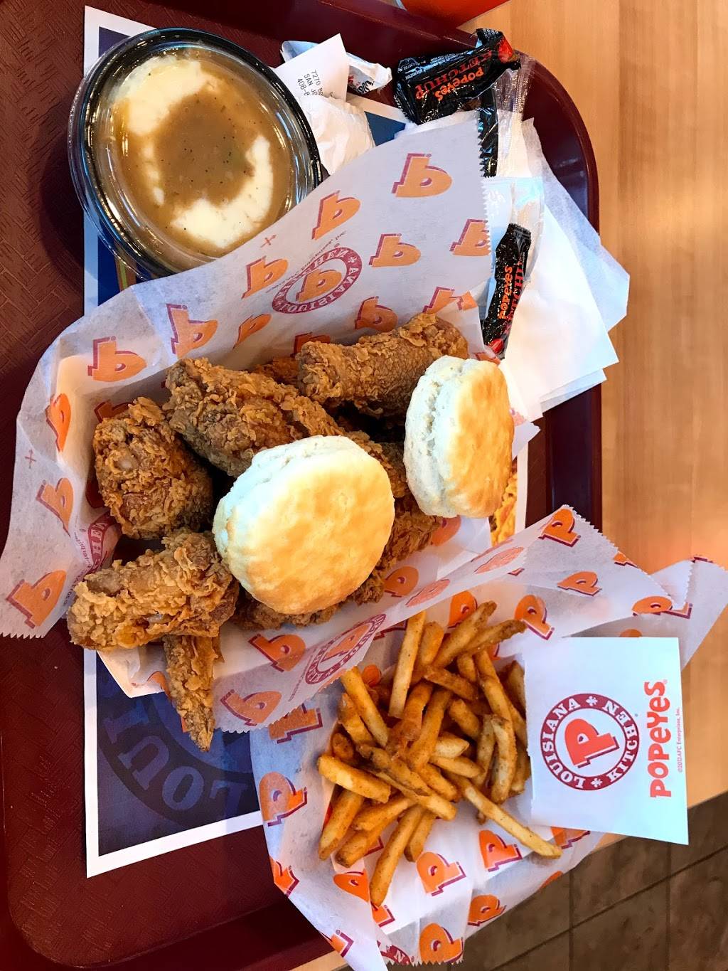 Popeyes Louisiana Kitchen | restaurant | 7270 Bollinger Rd, San Jose, CA 95129, USA | 4088619465 OR +1 408-861-9465