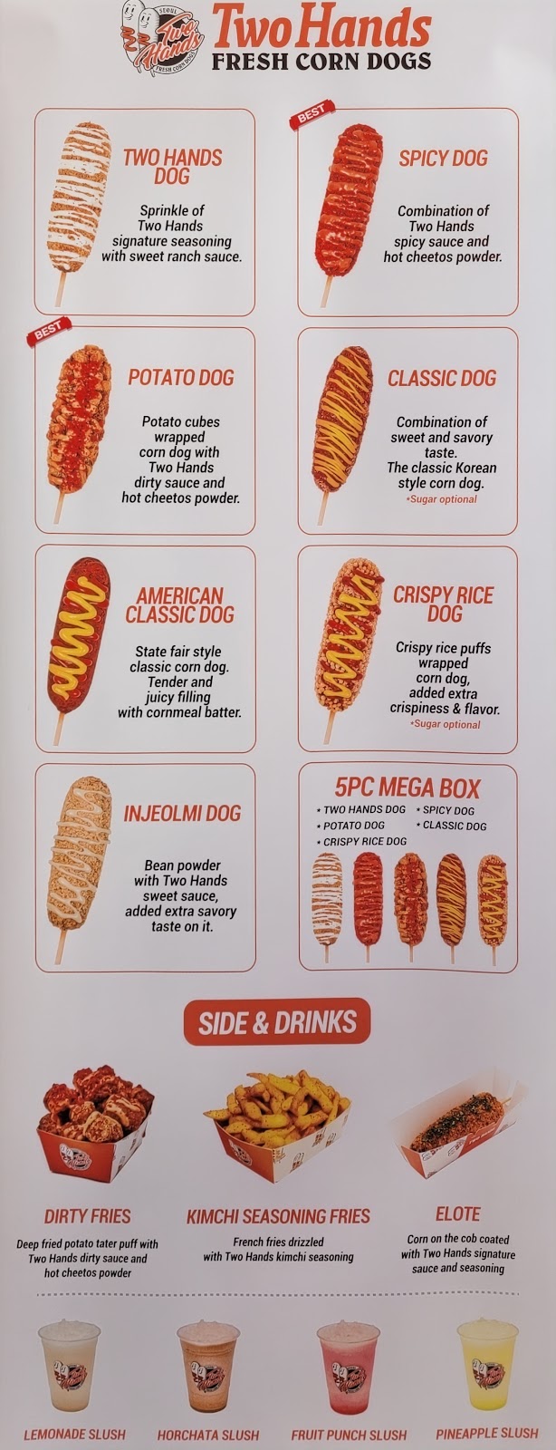 Two Hands Corn Dogs at Tustin | restaurant | 2485 Park Ave, Tustin, CA 92782, USA | 6576605182 OR +1 657-660-5182